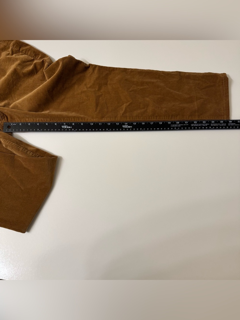 Talbots Womens Jeans Brown Corduroy Straight Leg Pant Cotton Blend Size 10p - Picture 6 of 6